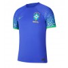 Herren Fußballbekleidung Brasilien Auswärtstrikot WM 2022 Kurzarm